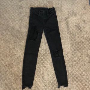 American Eagle Black Skinny Jeans - Size 00